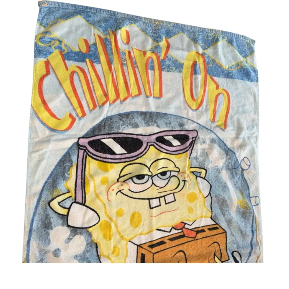 SpongeBob SquarePants “Chillin’ On Goo Lagoon” Beach Towel
